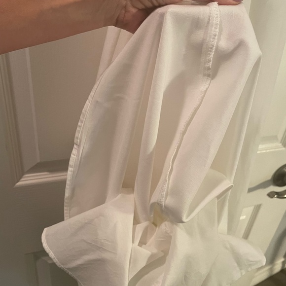 Zara 100 percent cotton, fully lined white maxi dress. Size S. NWT - Picture 5 of 8